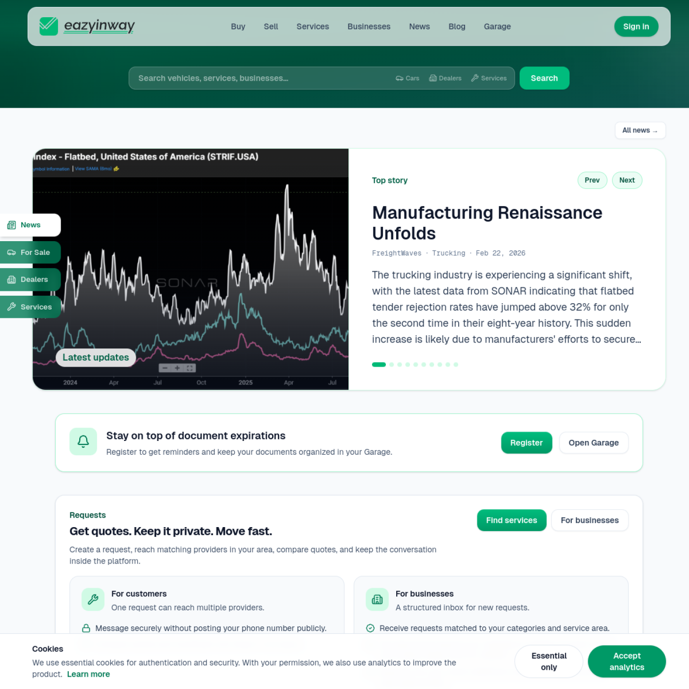 EazyInWay screenshot